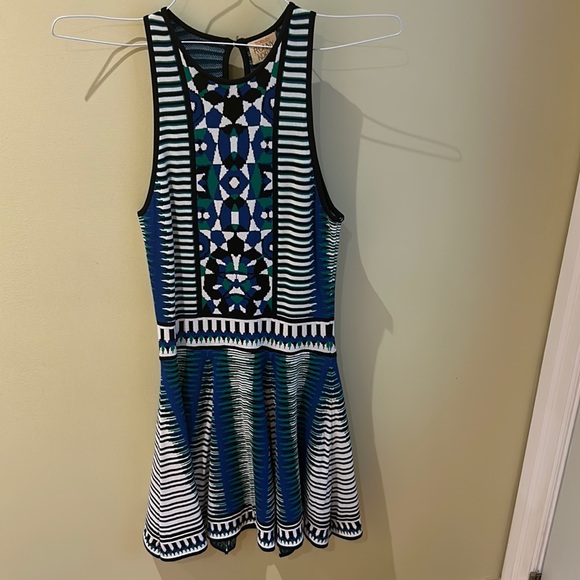 Printed flounce skirt dress - Picture 1 of 4